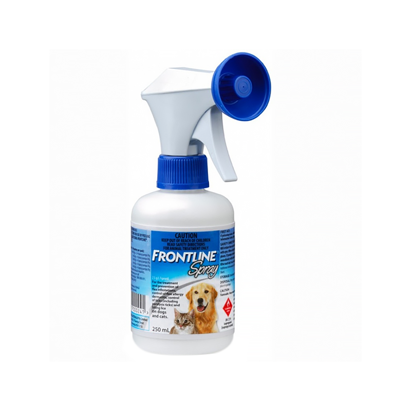 Contador repetición Supervisar Frontline Spray x 250ml - Traviesos Pet Shop