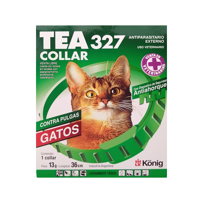 Collar Antipulgas Tea 327 Gatos