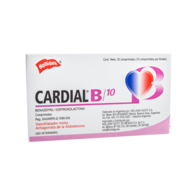 Cardial B 10mg (20 Comprimidos)