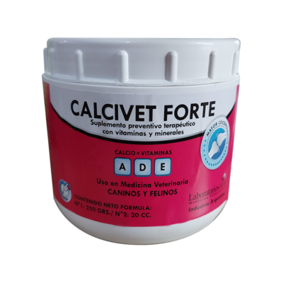Suplemento con Vitaminas y Minerales Calcivet Forte